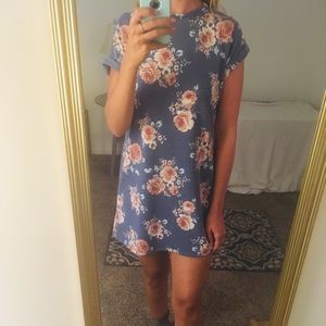 Floral T-shirt dress